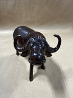 Water Buffalo Ironwood Figurine