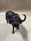 Water Buffalo Ironwood Figurine