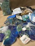 Lot Of Sea Glass And Mosaic Glass Shapes