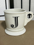 Letter J Anthropologie Monogram  Coffee Mug, 2 Available, PRICED INDIVIDUALLY, $10 each