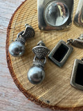 4-Piece Lot of Assorted Silver Tone Earrings (A)