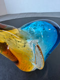 Murano Style Art Glass Elephant Paperweight