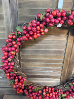 Large Mini Apple Wreath