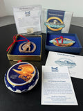 Trio of Mariner’s Museum Ornaments in Boxes