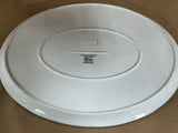 Pottery Barn Great White Heirloom Ceramic Oval Platter