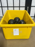 5 pc Black/Silver/Gold Ornaments, Lot E
