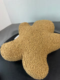 Cupcakes and Cashmere Fuzzy Gingerbread Throw Pillow