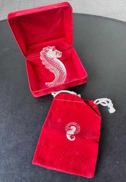 Waterford Crystal 2004 Seahorse in Box