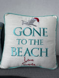 Pair of Beachy Christmas Accent Pillows