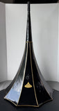 Thomas A. Edison Standard Cylinder 10-Panel Vintage Metal Phonograph Horn