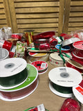 Large Bin of Ribbon & Bows