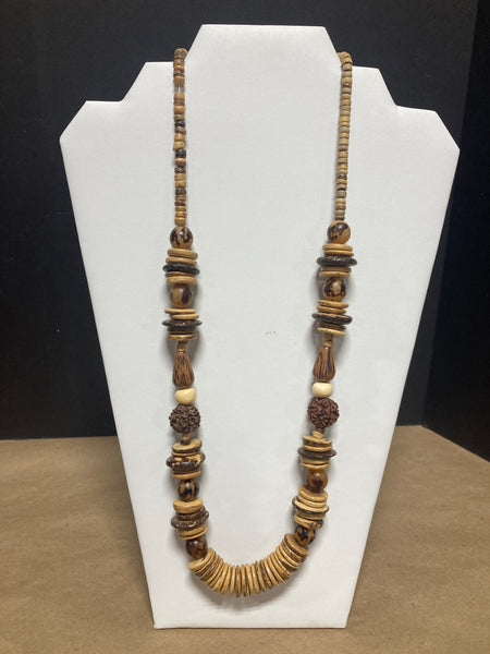 Wooden Beaded Necklace