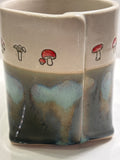 Hand Crafted Pottery Mushroom Mug