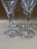 Williamsburg Crystal Wine Glasses With Box - Set Of 4 // 3 Sets Available // PRICED INDIVIDUALLY