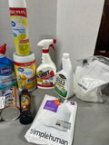 Cleaning Lot (D) *Most bottles at least half full*