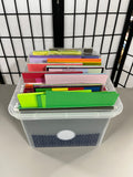 Bin of Crafting Paper/Card Stock (B) 20+ Packs of Paper