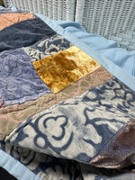 Velvet & Jacquard Patchwork Hand Made Quilt