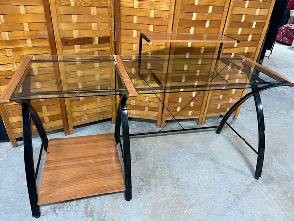 Glass Top Desk