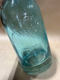Blue Glass Martin & Freres Cie Soda Bottle With Trigger Spout (B)