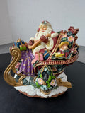 Fitz & Floyd Resin Musical Santa Decor (WORKS)