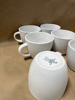 Set Of 6 White Project 62 Coffee Mugs