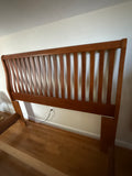 Lexington Queen Sleigh Bed with Rails and Slats