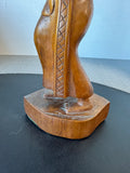 Hand Carved Wooden Vintage Balinese Dancer Sculpture