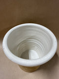 Terra Cotta Style Planter With Glazed Inside // 2 Available // PRICED INDIVIDUALLY (A)