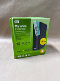 WD My Book Essential 1.5TB External Hard Drive - Appears Unused - Open Box
