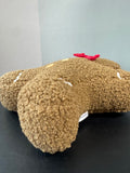 Cupcakes and Cashmere Fuzzy Gingerbread Throw Pillow