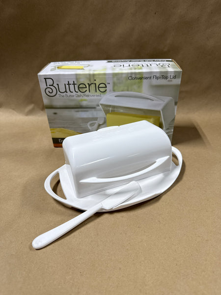 Butterie Flip Top Butter Dish With Butter Knife