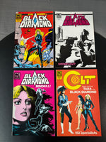 (H) Lot of 4 AC Black Diamond Vintage Comics