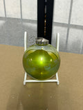 Chartreuse/Yellowish Green Glass Ornament A