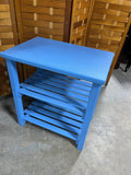 Blue Painted Side Table