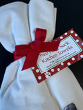 2-Piece Colonial Williamsburg Winter Snowman Flour Sacks