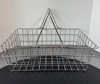 Chrome Metal Market Hand Basket