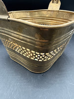 (A) Brass Square Basket