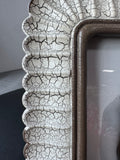 Crackled Cream Scalloped Studio Decor Heritage Home Tabletop Frame