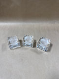Oleg Cassini Crystal Candle Votives With Box