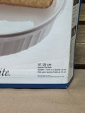 Corningware French White Quiche/Pie Dish