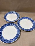 Set Of 3 Nautical Pottery Plates By Jane Hallie Ford