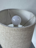 Brown Resin Barley Twist Buffet Lamp (WORKS)