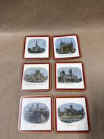 Set Of 6 Pimpernel English Cathedral Coasters
