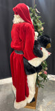 Ditz Designs Signed & Numbered Handcrafted Father Christmas with Lighted Tree & Bear (WORKS)