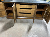 Henredon Credenza / Buffet with Stone Top, on Casters ***HEAVY ITEM*** Read Details on Pickup Policy