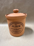 The Original Suffolk Canister “Flour” By Henry Watson Potteryb