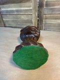 African Tribal Man Wooden Bust