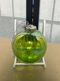Chartreuse/Yellowish Green Glass Ornament B, 4 Available, PRICED INDIVIDUALLY