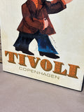Vintage Tivoli Copenhagen Poster on Press Board