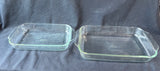 Lot Of 2 Pyrex Glass Baking Dishes